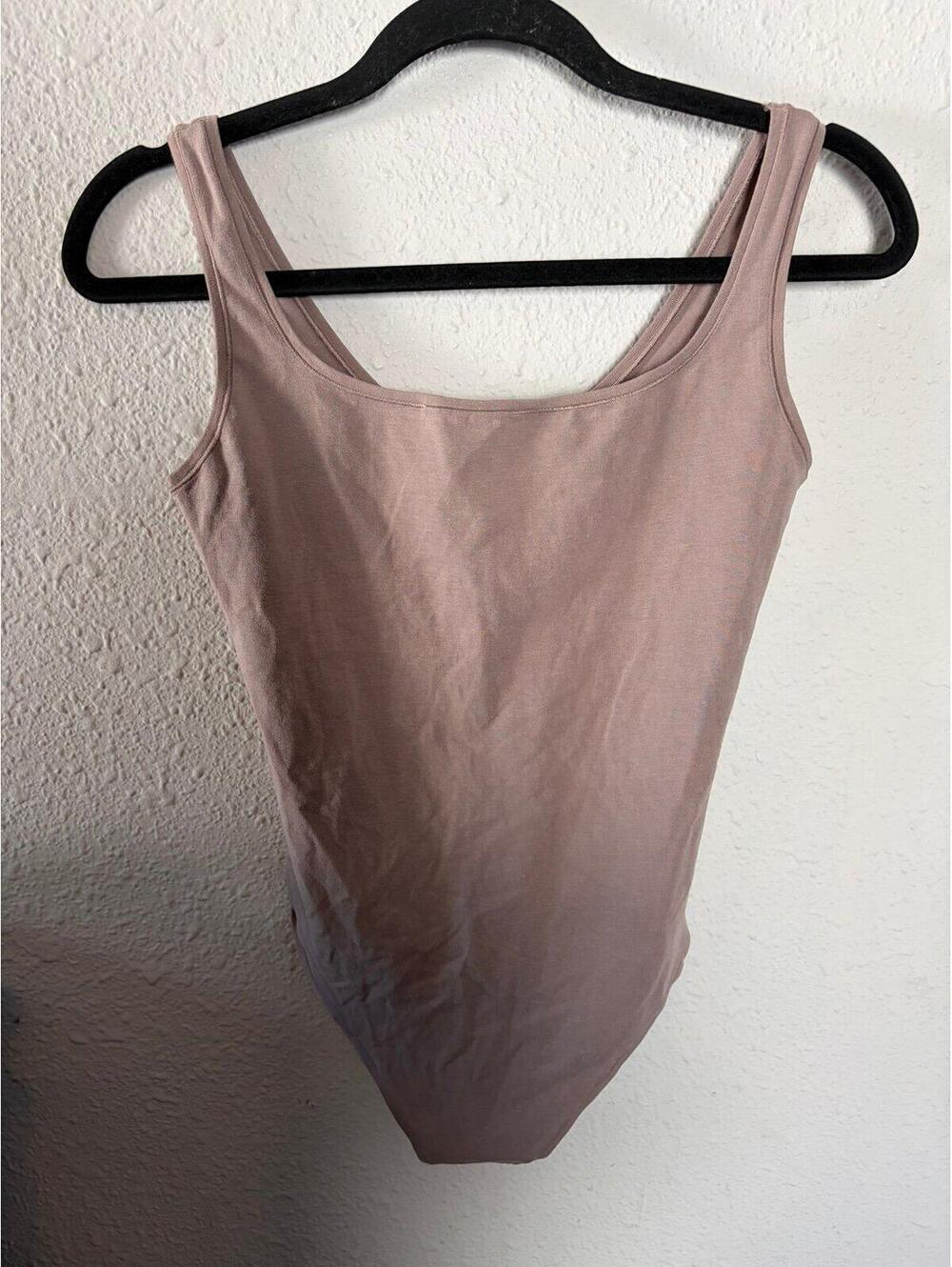 NWT VS Pink tank bodysuit size L. $25 retail. Muted pink color